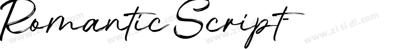 Romantic Script字体转换